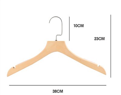 Móc áo gỗ thời trang bán buôn chống trượt
